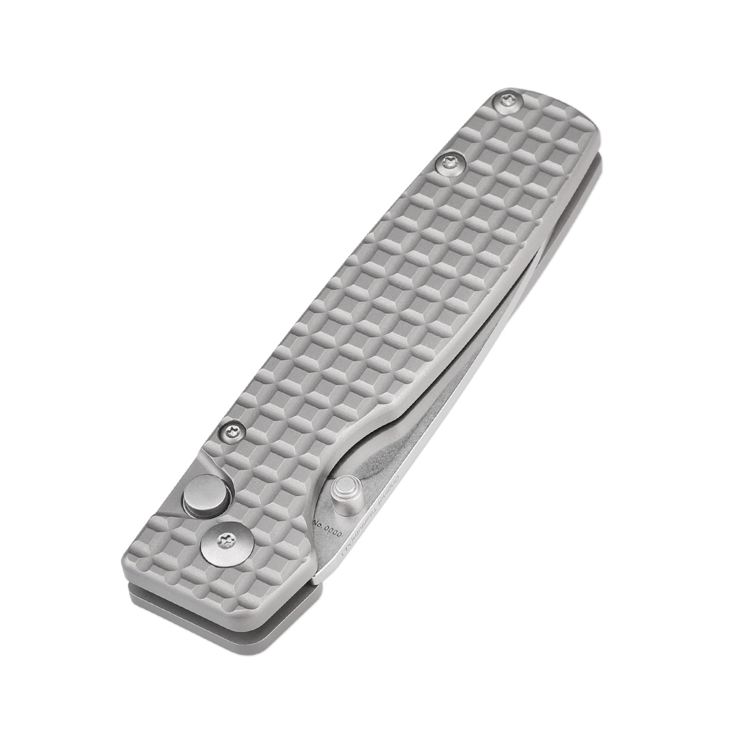 Kizer Original XL 3.27" S35VN Titanium Button-Lock Folding Knife Ki4605A1