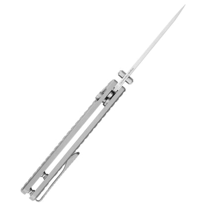 Kizer Original XL 3.27" S35VN Titanium Button-Lock Folding Knife Ki4605A1