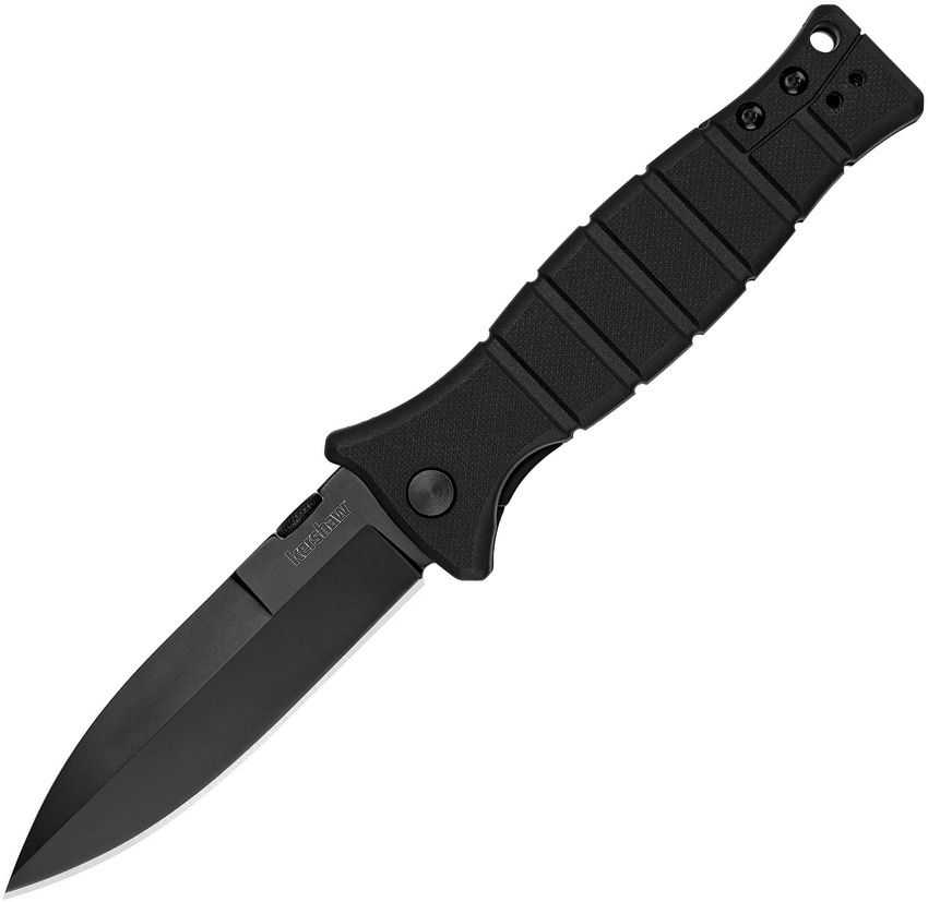 Kershaw XCOM 3.6" 8Cr13MoV Black Folding Knife by Les George