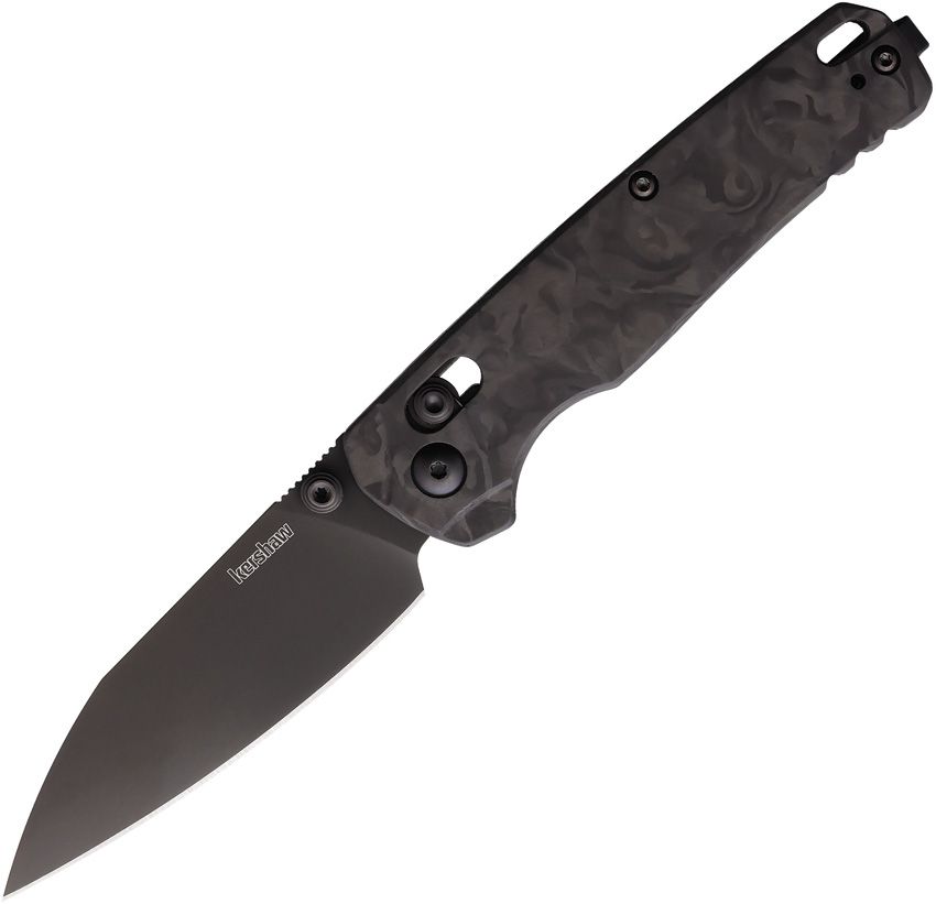Kershaw Bel Air 3" CPM Magnacut Black DuraLock KVT Marbled Carbon Fiber Folding Knife 6105CFBLK