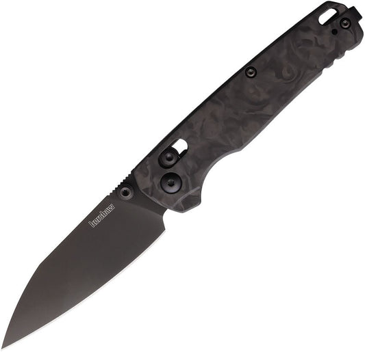Kershaw Bel Air 3" CPM Magnacut Black DuraLock KVT Marbled Carbon Fiber Folding Knife 6105CFBLK
