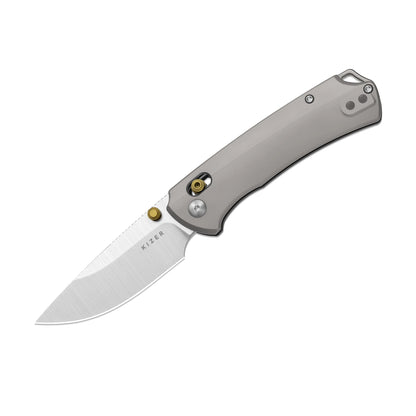 Kizer T1 CD 3.2" M390 Titanium Clutch-Lock Folding Knife by Uli Hennicke 3490.2CDA1