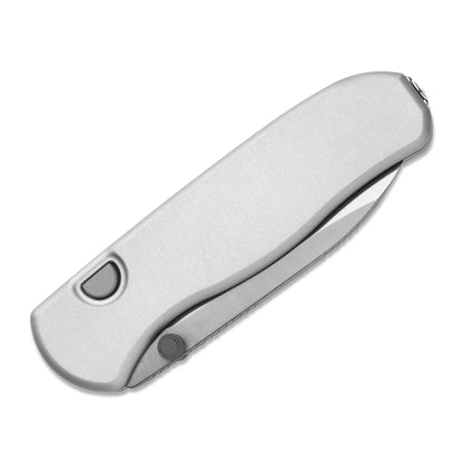 Kizer Drop Bear Zero 3.1" M390 Light Gray Aluminium Folding Knife Ki3619BDA4
