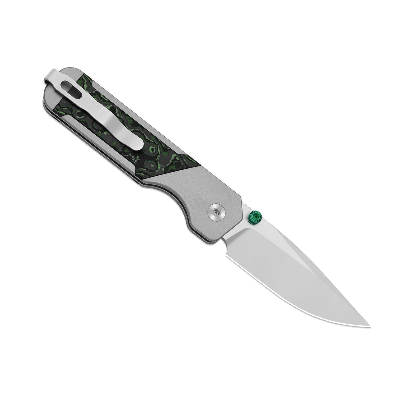 Kizer Militaw 315 KwikSwap 3.1" M390 Aluminium Fatcarbon Jungle Wear Folding Knife Ki3634.31BDA2