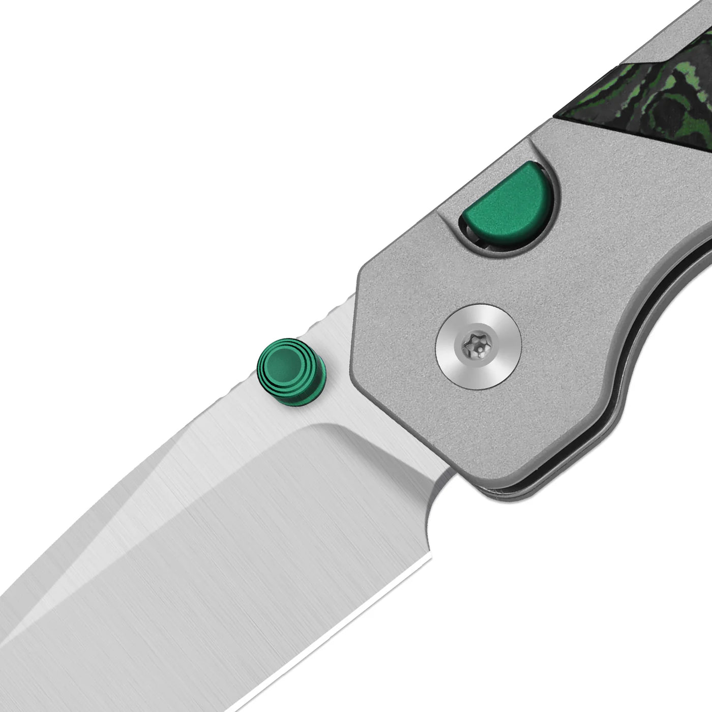 Kizer Militaw 315 KwikSwap 3.1" M390 Aluminium Fatcarbon Jungle Wear Folding Knife Ki3634.31BDA2