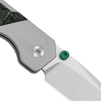 Kizer Militaw 315 KwikSwap 3.1" M390 Aluminium Fatcarbon Jungle Wear Folding Knife Ki3634.31BDA2