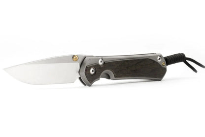 Chris Reeve Large Sebenza 31 Bog Oak 3.61" CPM Magnacut Titanium Folding Knife L31-1100