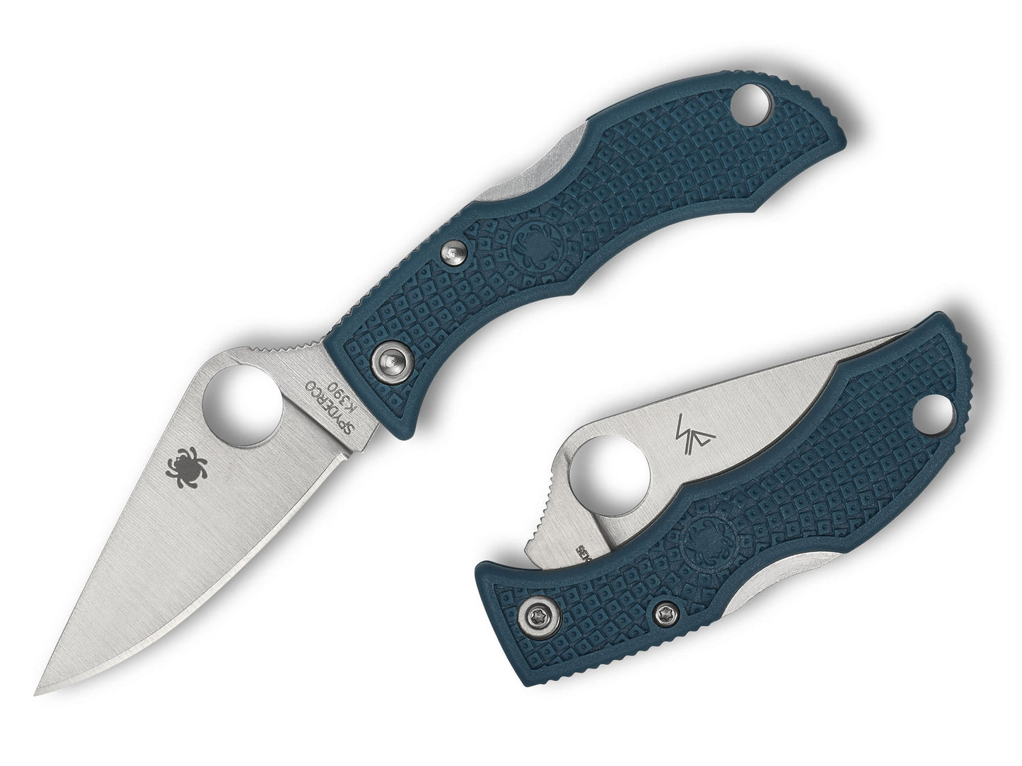 Spyderco Ladybug 1.9" K390 Blue FRN Folding Knife LFP3K390