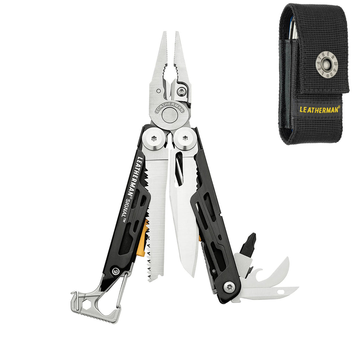 Leatherman Signal DLC 4.5" Multi Tool with Nylon Sheath
