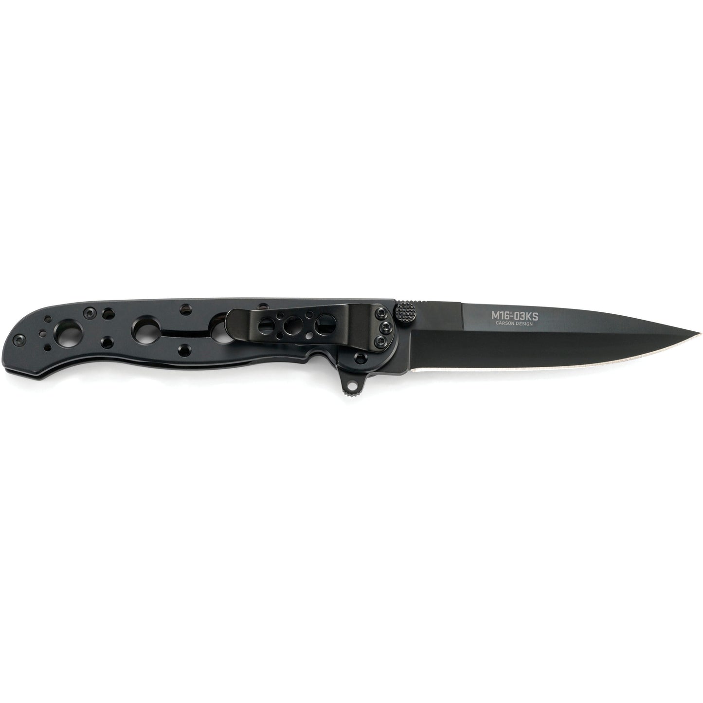 CRKT M16-03KS 3.55" Carson Flipper Framelock Folding Knife - Kit Carson Design