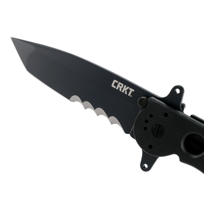 CRKT M16-14SFG 3.99" Big Dog Special Forces G10 Tanto Large Folding Knife - Kit Carson Design