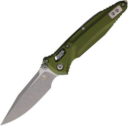 Microtech SOCOM Ram-Lock S/E 3.8" M390MK Apocalyptic OD Green Aluminium Folding Knife