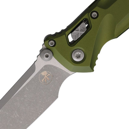 Microtech SOCOM Ram-Lock S/E 3.8" M390MK Apocalyptic OD Green Aluminium Folding Knife