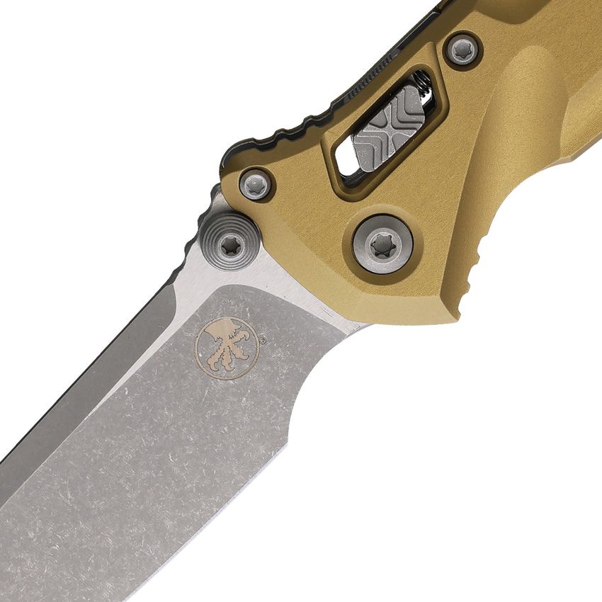 Microtech SOCOM Ram-Lock S/E 3.8" M390MK Apocalyptic Tan Aluminium Folding Knife