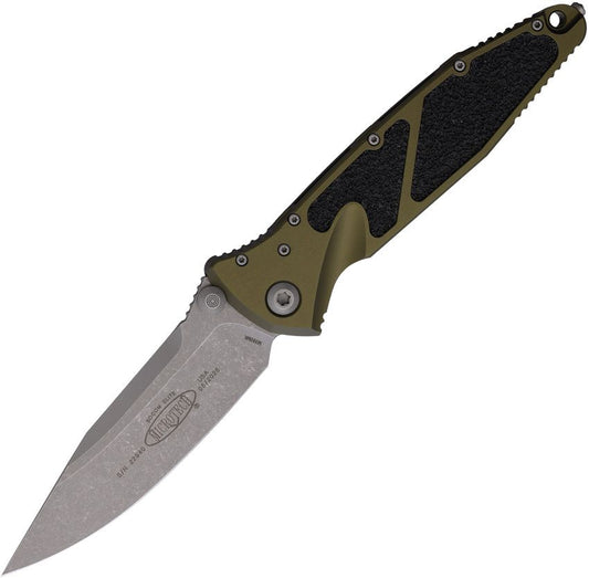 Microtech SOCOM Elite S/E 4" M390MK Apocalyptic OD Green Aluminium Folding Knife