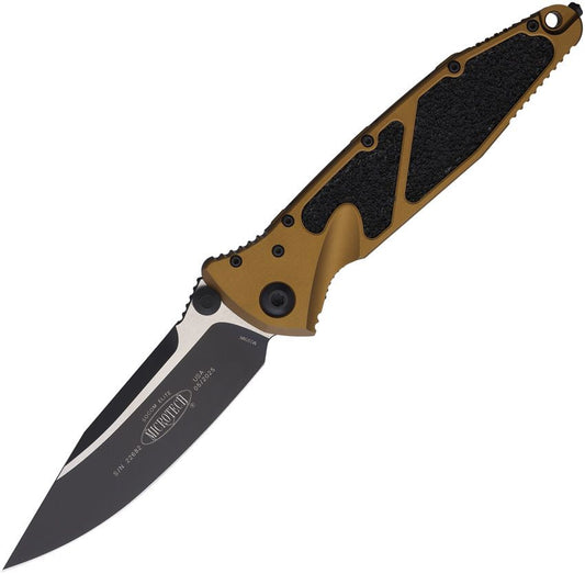 Microtech SOCOM Elite S/E 4" M390MK Two-Tone Tan Aluminium Folding Knife