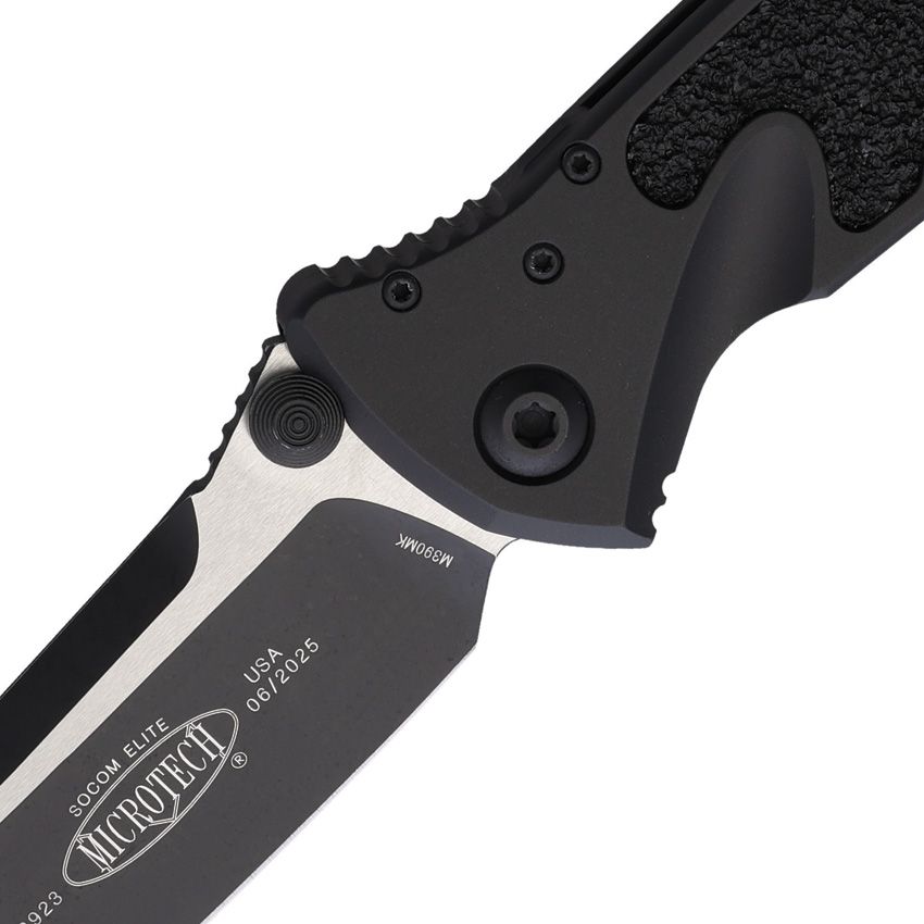 Microtech SOCOM Elite S/E 4" M390MK Two-Tone Black Aluminium Folding Knife