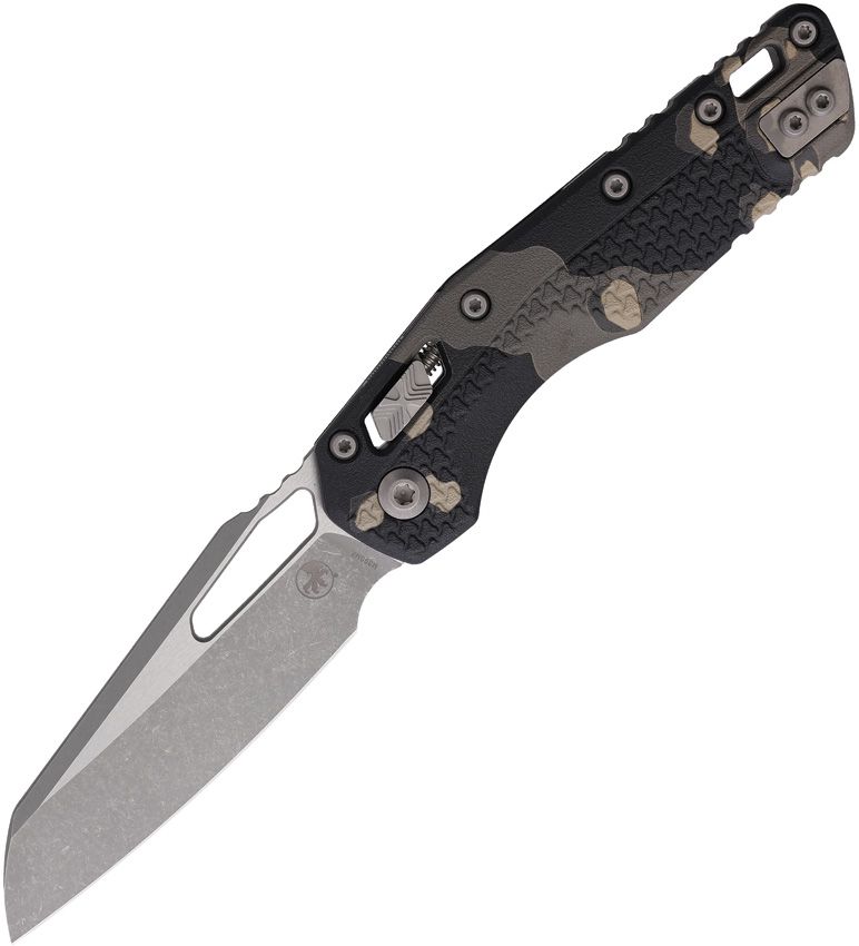 Microtech MSI Ram-Lok 3.9" M390MK Apocalyptic Tactical Camo Tri-Grip Polymer Folding Knife