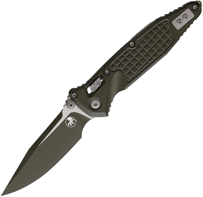 Microtech SOCOM Ram-Lock S/E 3.8" M390MK OD Green Cerakote Aluminium Folding Knife