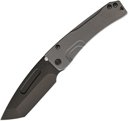 Medford Slim Midi Tanto 3.25" PVD S45VN Tumbled Titanium Folding Knife