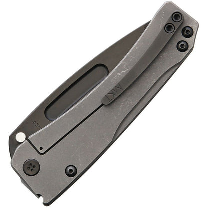 Medford Slim Midi Tanto 3.25" PVD S45VN Tumbled Titanium Folding Knife