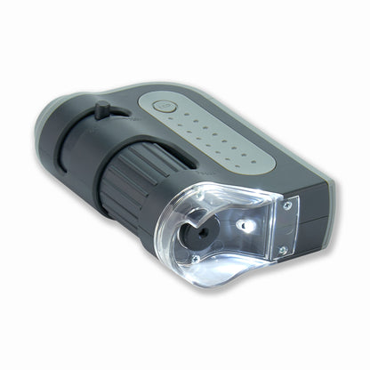 Carson MicroBrite™ Pro 60x-120x LED Lighted Zoom Pocket Microscope with Smartphone Adapter Clip MM-350