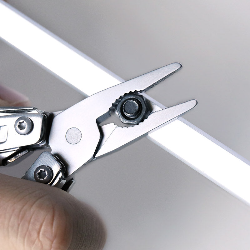 NexTool Mini Flagship Silver Compact Multi-Tool with 10 Functions