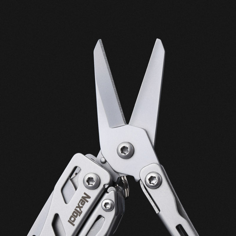 NexTool Mini Flagship Silver Compact Multi-Tool with 10 Functions