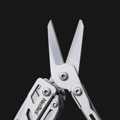 NexTool Mini Flagship Silver Compact Multi-Tool with 10 Functions