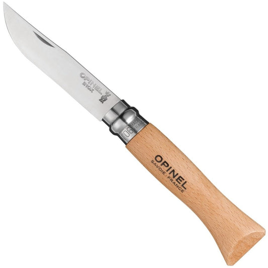 Opinel No.6 Traditional 2.87" Stainless Folding Knife - Made in France