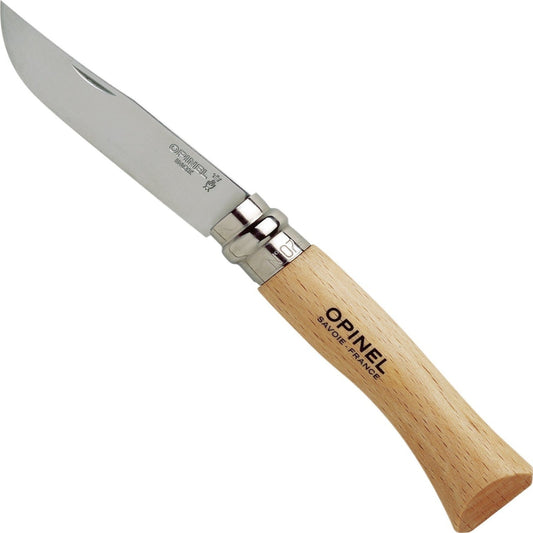 Opinel No.7 Traditional 3.07" Stainless Folding Knife - Made in France