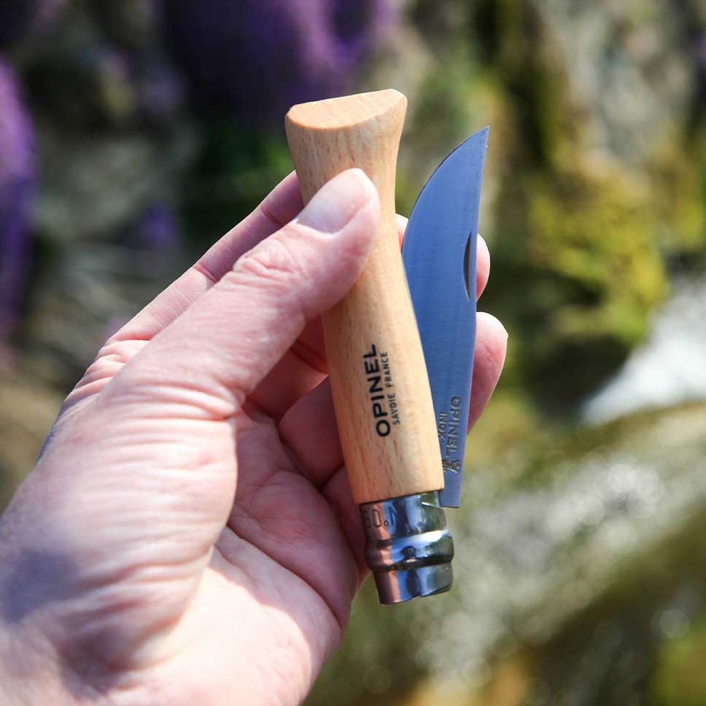 Opinel No.9 Traditional 3.51" Stainless Folding Knife - Made in France