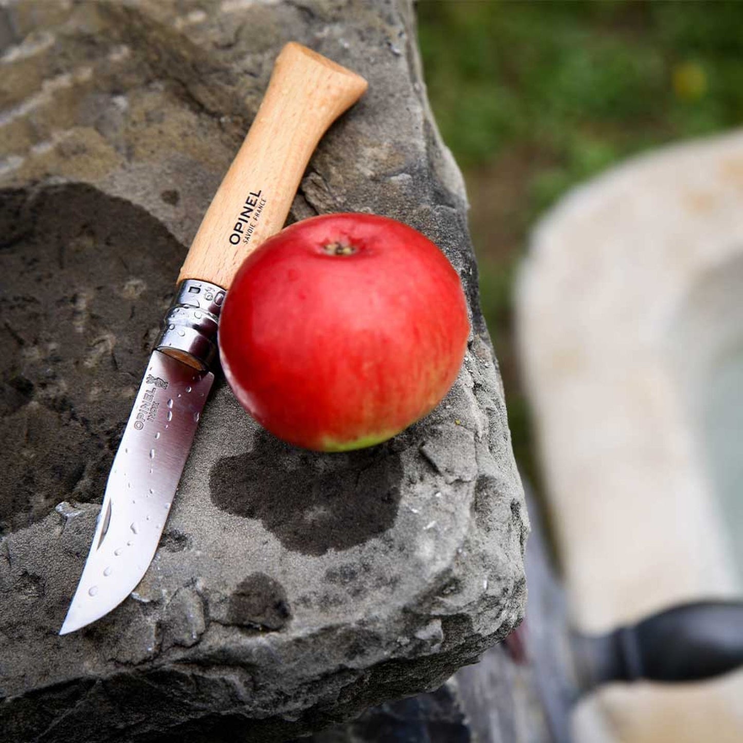 Opinel No.9 Traditional 3.51" Stainless Folding Knife - Made in France