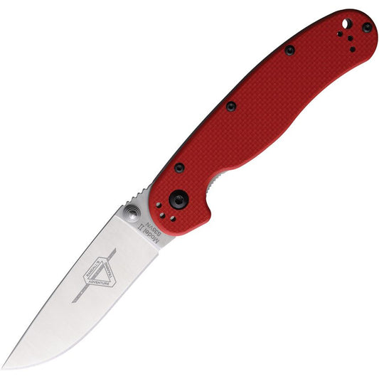 Ontario Knife Company RAT II 3" CPM S35VN Red G10 Folding Knife 8064
