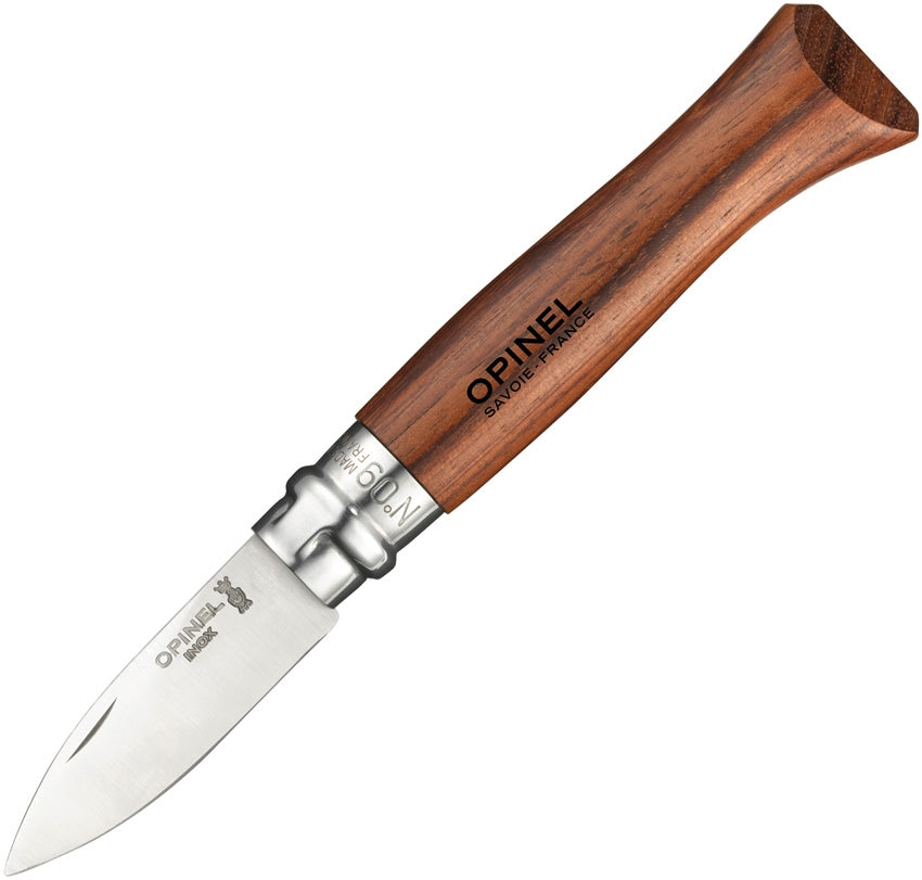 Opinel No.9 Oyster & Shellfish Padouk 2.5" Stainless Folding Knife - Made in France