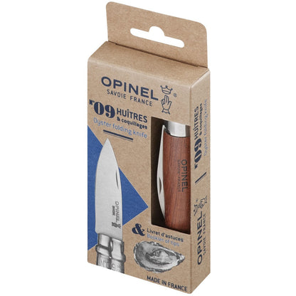 Opinel No.9 Oyster & Shellfish Padouk 2.5" Stainless Folding Knife - Made in France