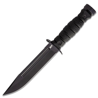 Smith & Wesson Special Ops 7" 8Cr13MoV Full-Tang Survival Knife with Sawback and Hammer Pommel