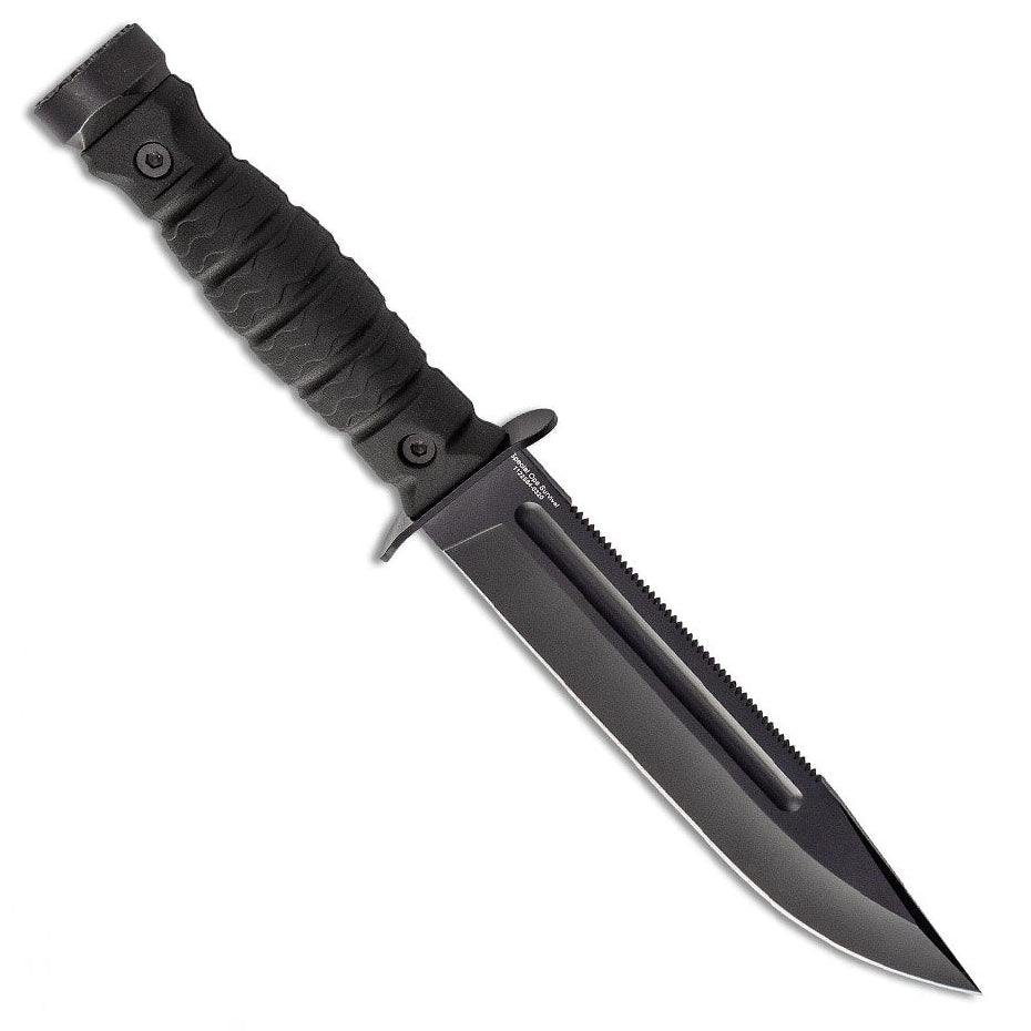 Smith & Wesson Special Ops 7" 8Cr13MoV Full-Tang Survival Knife with Sawback and Hammer Pommel