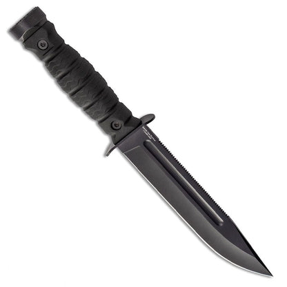 Smith & Wesson Special Ops 7" 8Cr13MoV Full-Tang Survival Knife with Sawback and Hammer Pommel