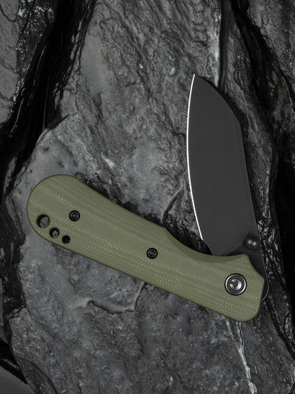 Civivi Crabby 2.7" Sandvik 14C28N OD Green G10 Folding Knife by Ken Onion Jr C24055-1