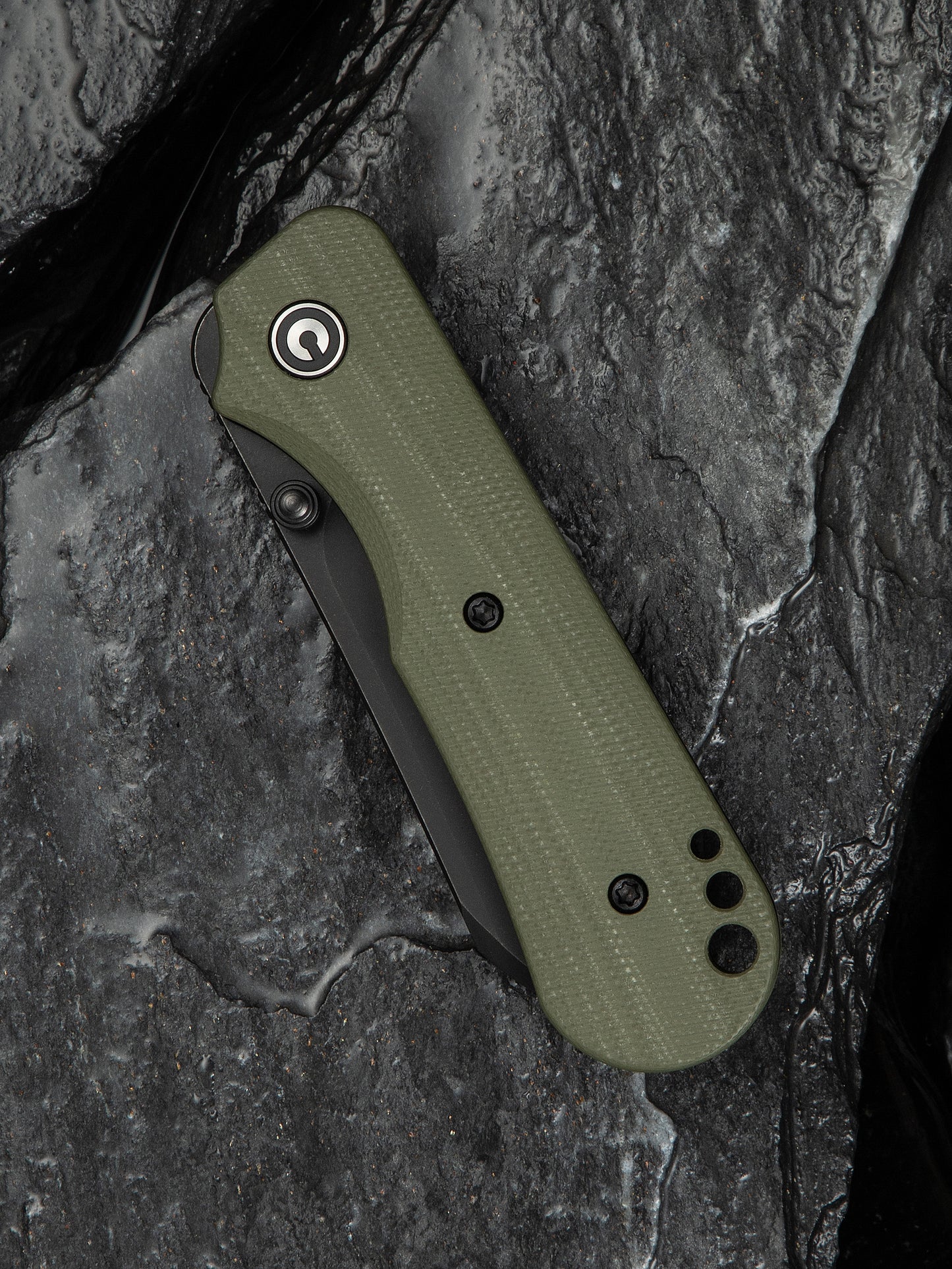 Civivi Crabby 2.7" Sandvik 14C28N OD Green G10 Folding Knife by Ken Onion Jr C24055-1