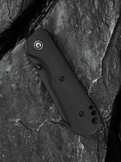 Civivi Crabby 2.7" Sandvik 14C28N Black Canvas Micarta Folding Knife by Ken Onion Jr C24055-3