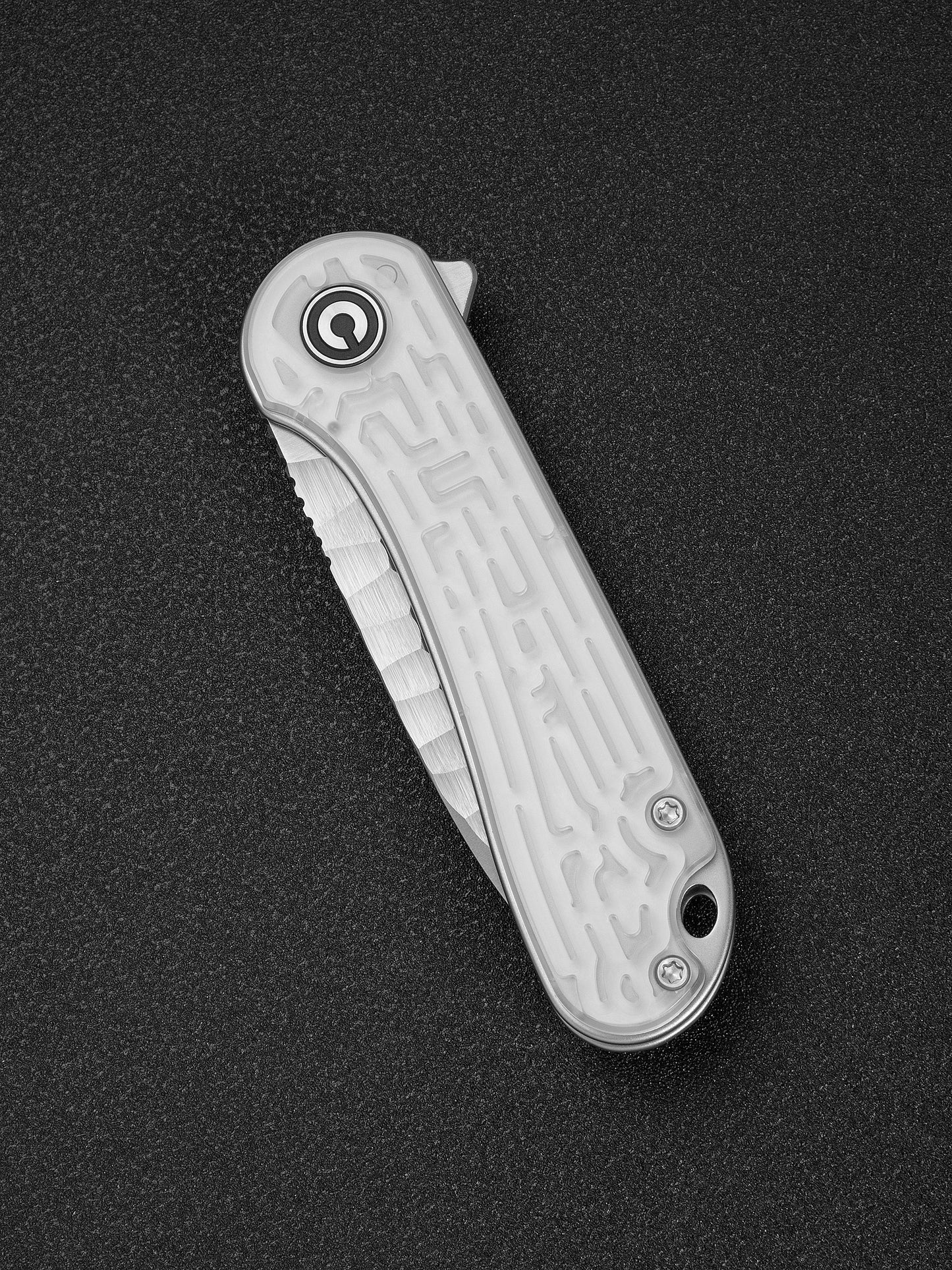 Civivi Elementum 2.96" Nitro-V Rock-Grind Lexan Folding Knife C18062AM-1