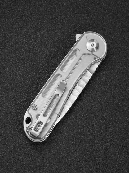 Civivi Elementum 2.96" Nitro-V Rock-Grind Lexan Folding Knife C18062AM-1