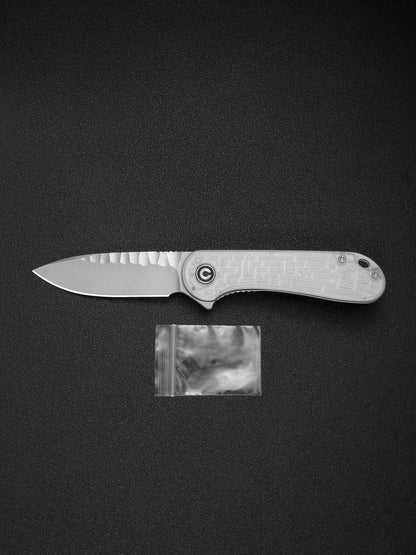 Civivi Elementum 2.96" Nitro-V Rock-Grind Lexan Folding Knife C18062AM-1