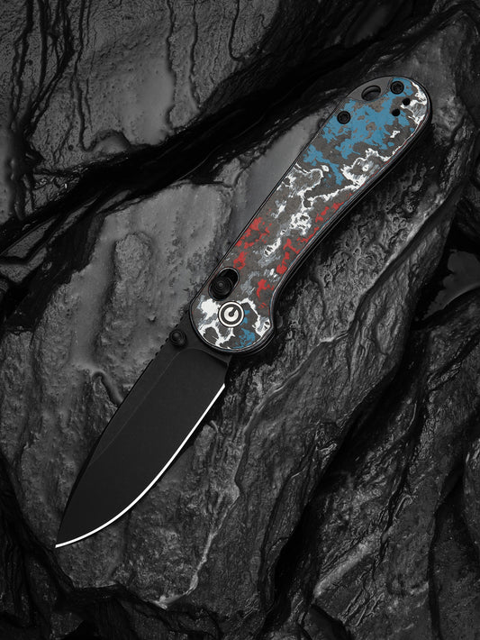 Civivi Elementum Limited Edition Crossbar Lock 2.96" S35VN Nebula Fat Carbon Fiber Folding Knife C24063B-1