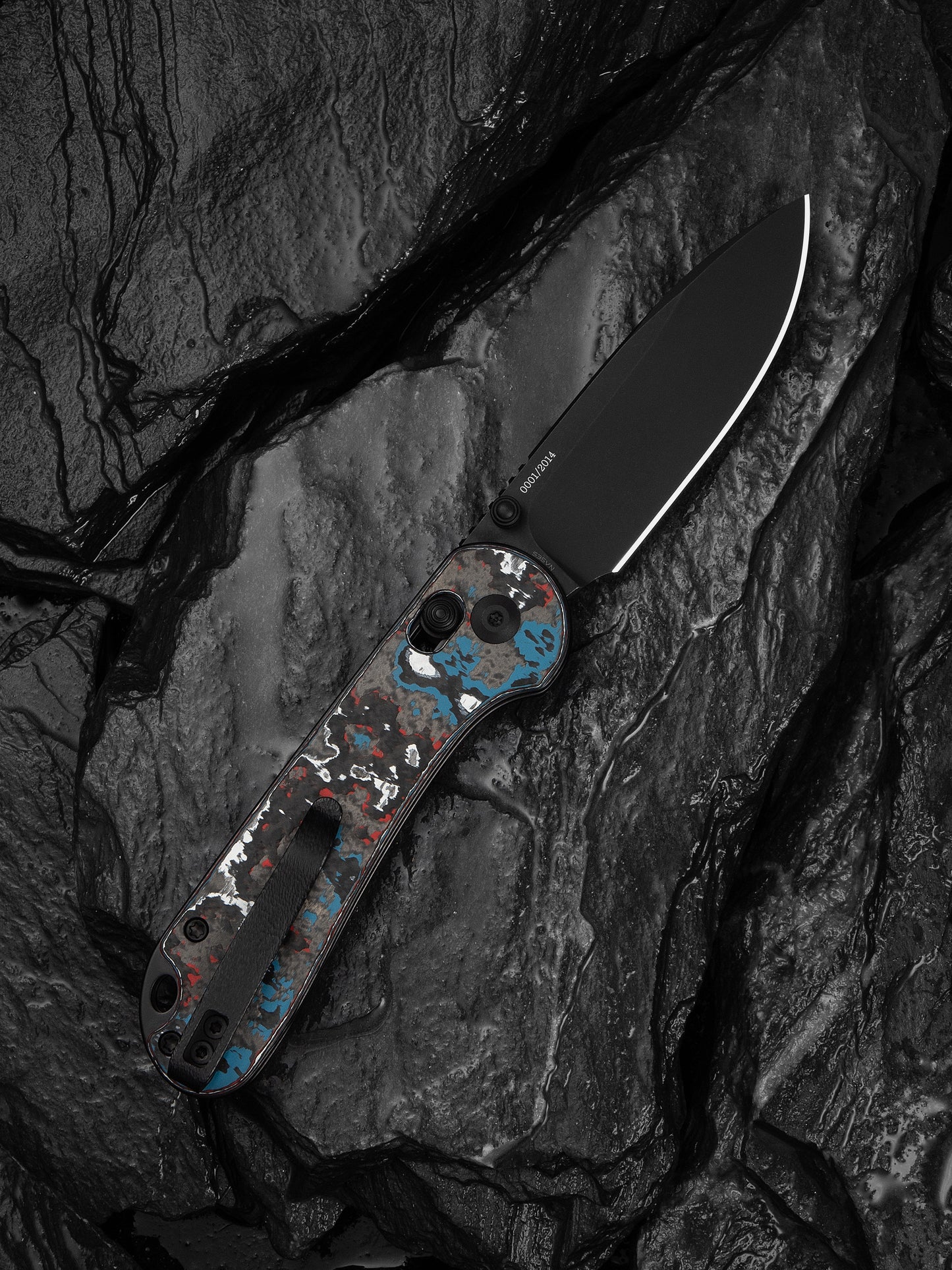 Civivi Elementum Limited Edition Crossbar Lock 2.96" S35VN Nebula Fat Carbon Fiber Folding Knife C24063B-1