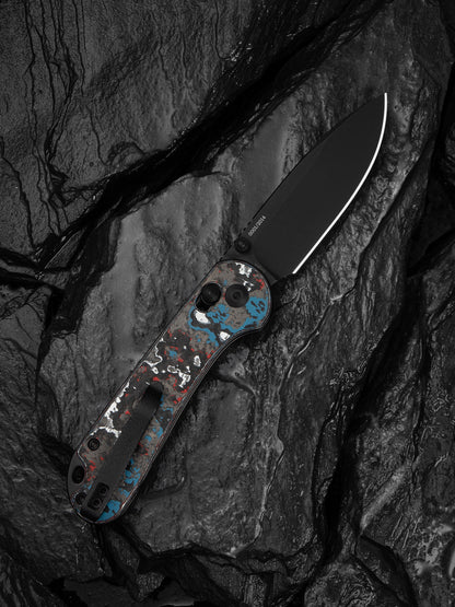 Civivi Elementum Limited Edition Crossbar Lock 2.96" S35VN Nebula Fat Carbon Fiber Folding Knife C24063B-1