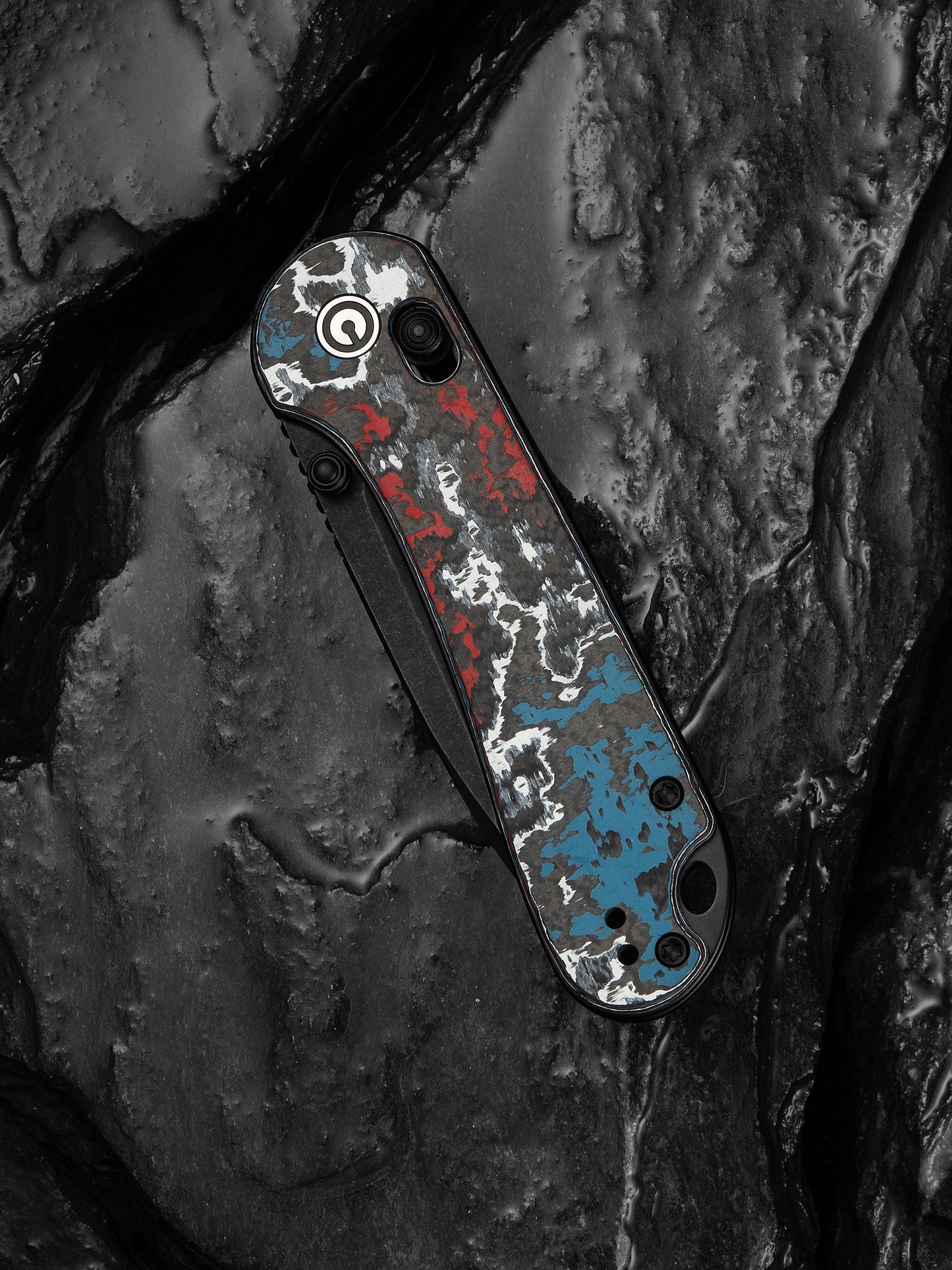 Civivi Elementum Limited Edition Crossbar Lock 2.96" S35VN Nebula Fat Carbon Fiber Folding Knife C24063B-1