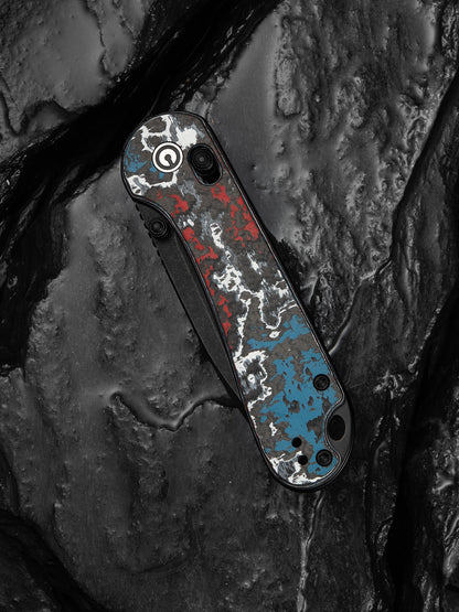 Civivi Elementum Limited Edition Crossbar Lock 2.96" S35VN Nebula Fat Carbon Fiber Folding Knife C24063B-1